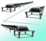 150m Belt Conveyor Machine With Trough Idlers And Reducer For Steel Industrial