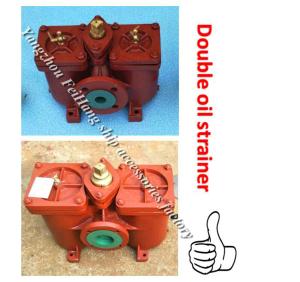 Quality FUEL OIL PUMP SUCTION FILTER DUPLEX STRAINER AS80-0.75/0.26 CB/T425-94 wholesale
