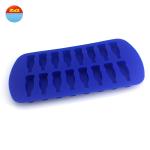 Cola Bottle Silicone Rubber Ice Cube Tray , Small Tiny Cylinder Silicone Freezie