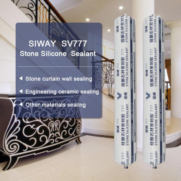 Weather Proof Caulk Natural Stone Silicone Sealant Anti Aging Uv Resistant Sv