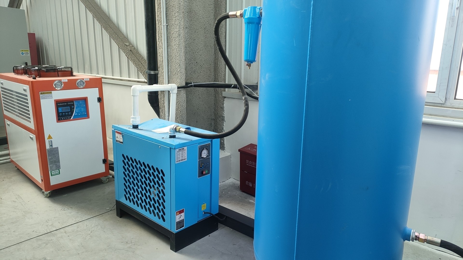 Automatic Air Screw Compressor 0.8 Mpa Discharge Pressure