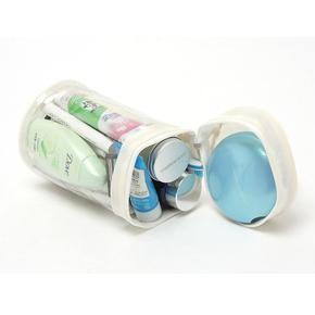 Quality clear pvc round cosmetic gift bag wholesale