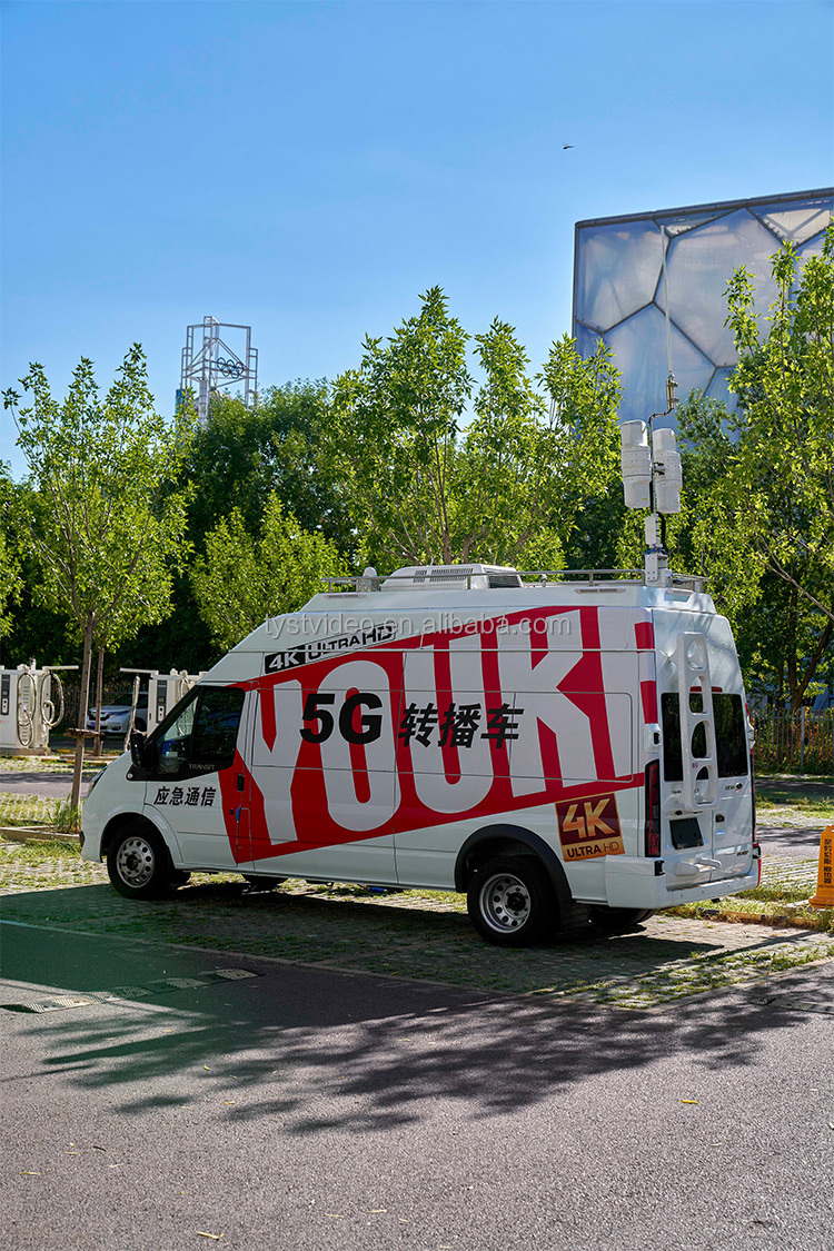 Customization OBV Outdoor Van for TV Station Broadcast Company Breaking News Broadcasting