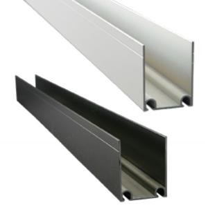 Quality Alu 55 Aluminium Door Profile Anodised With 7000mm Length wholesale