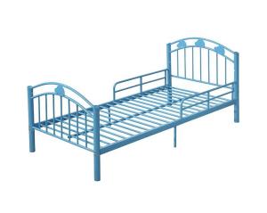 Quality Blue Childrens Metal Bed Frame , Metal Toddler Bed Environmental Protection wholesale