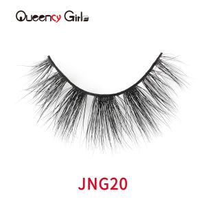 Quality ROHS OEM Natural Mink Lashes , 25mm Handmade Strip Lashes wholesale