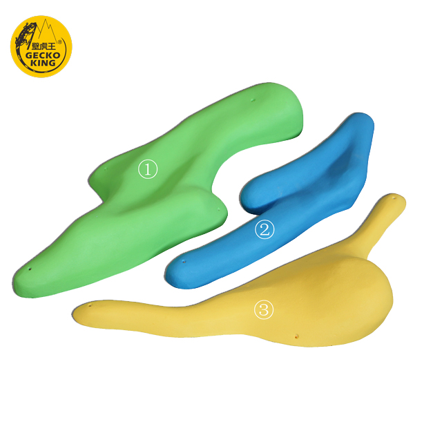 GRP Bouldering Wall Climbing Holds and Volumes with Easy Installation Various Shapes