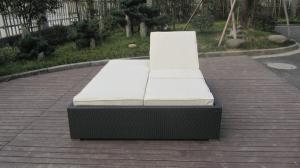 Quality PE Rattan Adjustable Lounge Chair , Modern Foldable Chaise Lounge wholesale