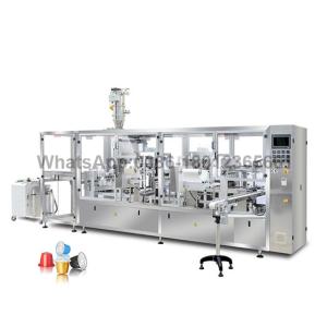 Quality Four Lanes Dolce Gusto Plc Coffee Capsule Filling Machine wholesale