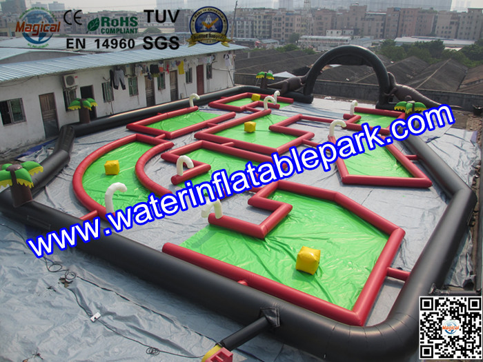Inflatable Golf Field for Sport Game