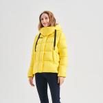 FODARLLOY Wholesale Cotton Fabric Puffy Slim Jacket Ladies Winter Long Coat