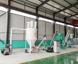 Quality Small Cattle Feed Pellet Production Line Compact Structure For Livestock Farms wholesale