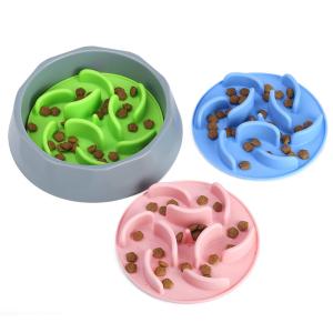 Quality Non Automatic Pet Slow Feeder Bowl Collapsible Silicone Cat Slow Feeder wholesale