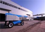 Compact Narrow Mobile Boom Lift High Reliability Strong Platform Design