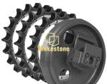 Heavy Machinery Undercarriage Spare Parts Sprocket Rim For Excavator E300 E300b