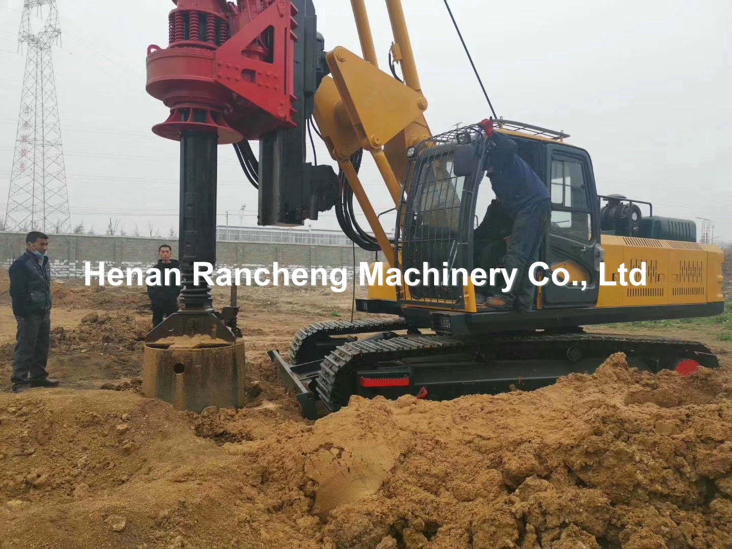 RCQ530 Hydraulic Rotary Drilling Rig 30m Borehole Rock Drill Rotary Machine
