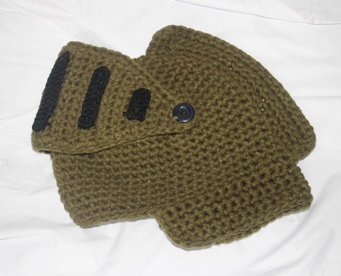 Infant Handmade Crochet Winter Hat Kid Viking Horns Hat Knitted Hat