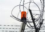 Military Grade Roll Razor Barbed Wire Non Corrosive Resistance Humidity