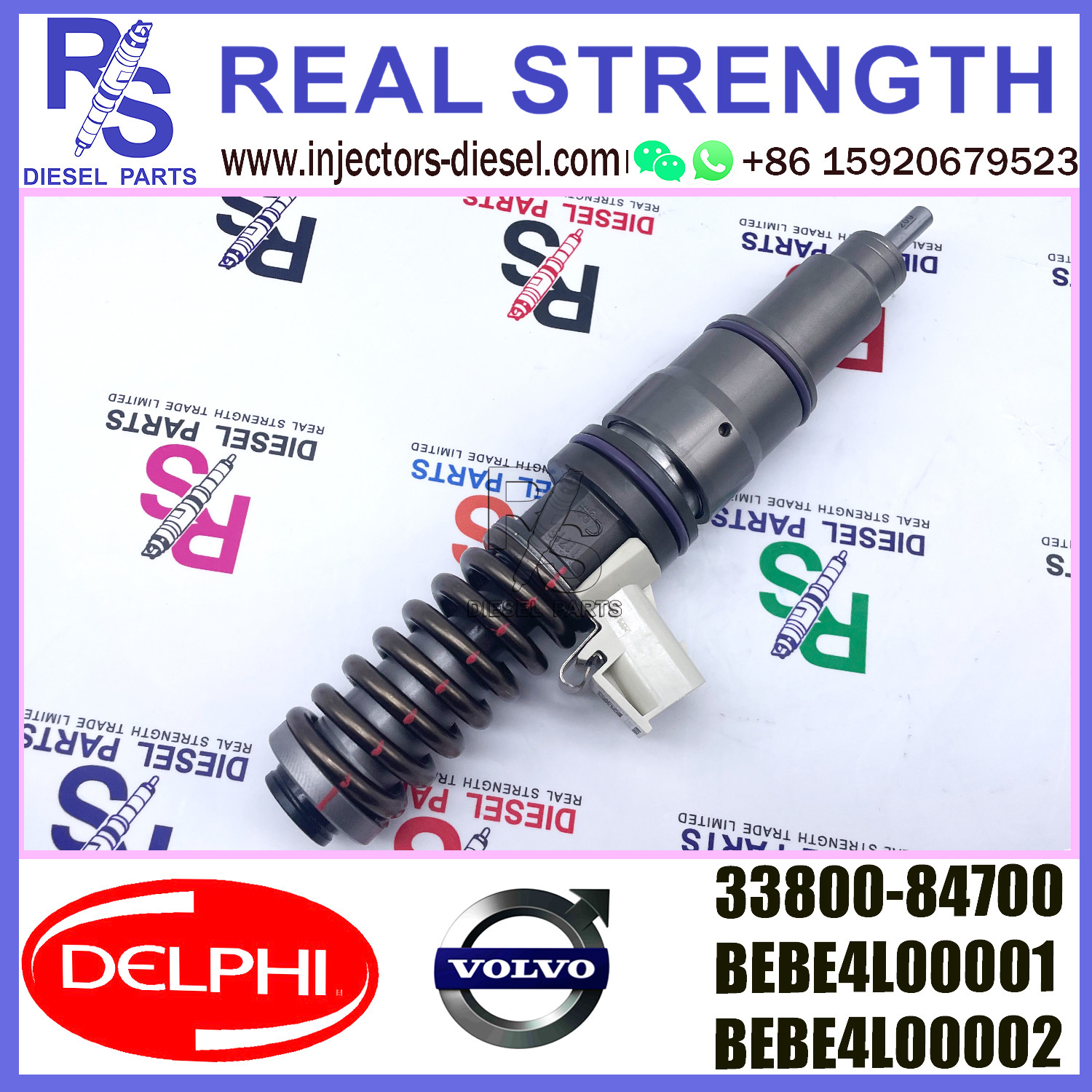 33800-84700 V-O-L-V Diesel Injector BEBE4L00001 BEBE4L00002 E3.5 For HYUNDAI L Engine