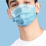 Light Weight Disposable Pollution Mask , Breathable Adult Face Mask