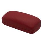 Red 164mm Metal Glasses Case With Logo Printing