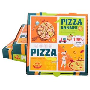 Quality Personalised Dough Pizza Boxes Takeaway Small Pink 3 6 7 8 9 10 11 12 Inch Corrugated Paper wholesale