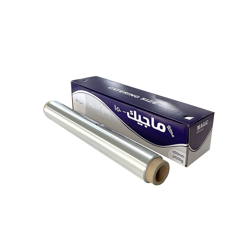 Silver Material 8011 Aluminum Foil Roll 100m 300m for Kitchen Oven Baking Heavy Duty