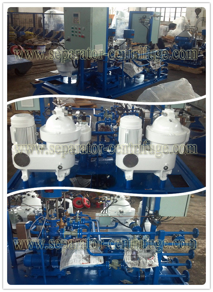 Self Cleaning Separator - Centrifuge For 4000 LPH Partial Discharge Waste Oil Recycling Plant for Ship