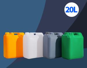 Quality HDPE 20L Square Plastic Bucket With Handle Large Storage Container wholesale