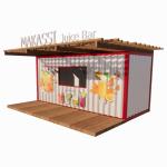 Modern Design Container Houses 20ft Container Prefabricated Shops Stores in