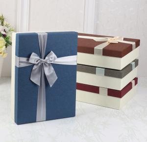 Quality Handmade Ribbon Tie Gift Box Cardboard Paper Material 70X41X66 Cm wholesale
