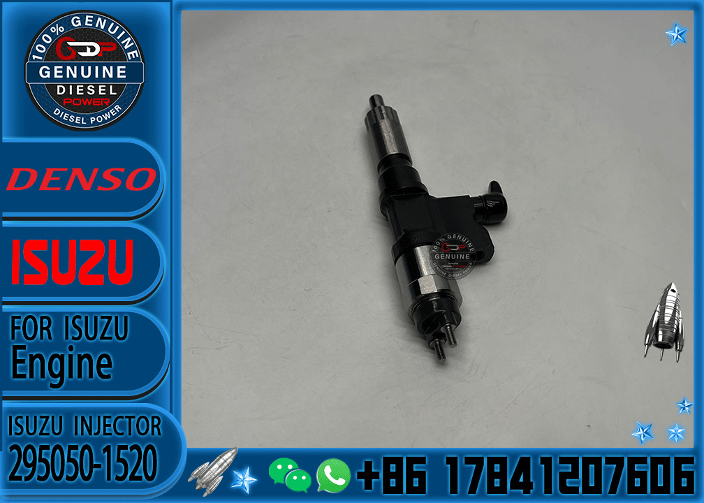 High Quality Diesel Engine Fuel Injector 295050-1520 Fuel Injector Assembly 8-98243863-0 For ISUZU 4HK1 6HK1