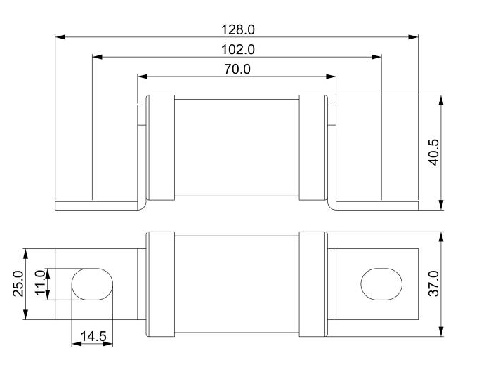 High Rupturing Capacity Fuse British Standard Fuses UL Certified BS88 Fuse Made in China