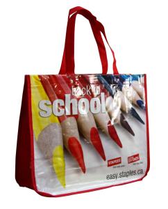 Quality Customized PP Woven Shopping Bags 75gsm Shining Coat recycle Shining Coated wholesale