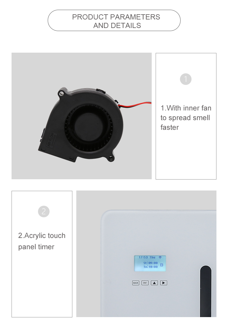 Smart Aroma Diffuser 300ml Large Area Fragrance Oil Auto Timer Function Fragrant Device Aromatizador for Hotel Home APP Control