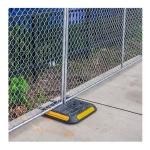 Easily Assembled Sport Fence Metal Steel Silver Security Fence Panels in