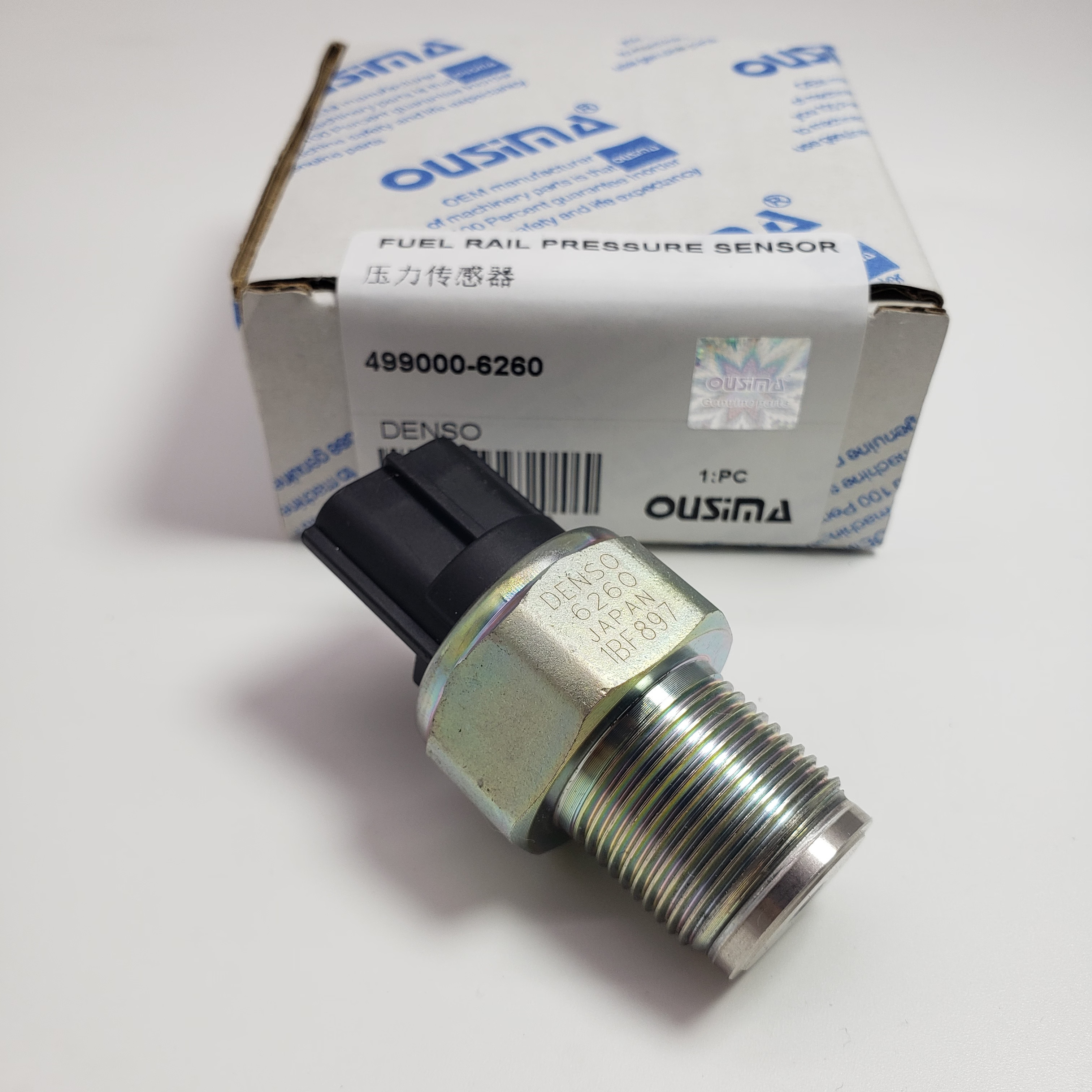 Common Rail Fuel Pressure Sensor 499000-6260 For Denso