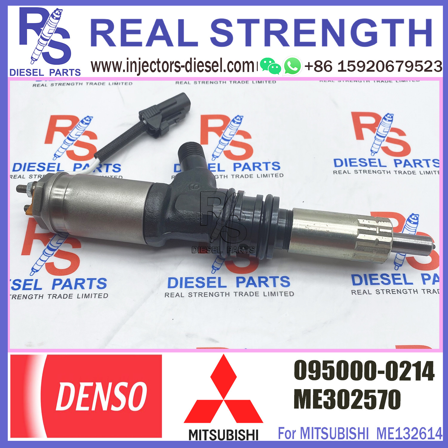 Diesel Common rail fuel injector 095000-0210 095000-0211 095000-0213 095000-0214 for FH FK FM ME132615 ME302570