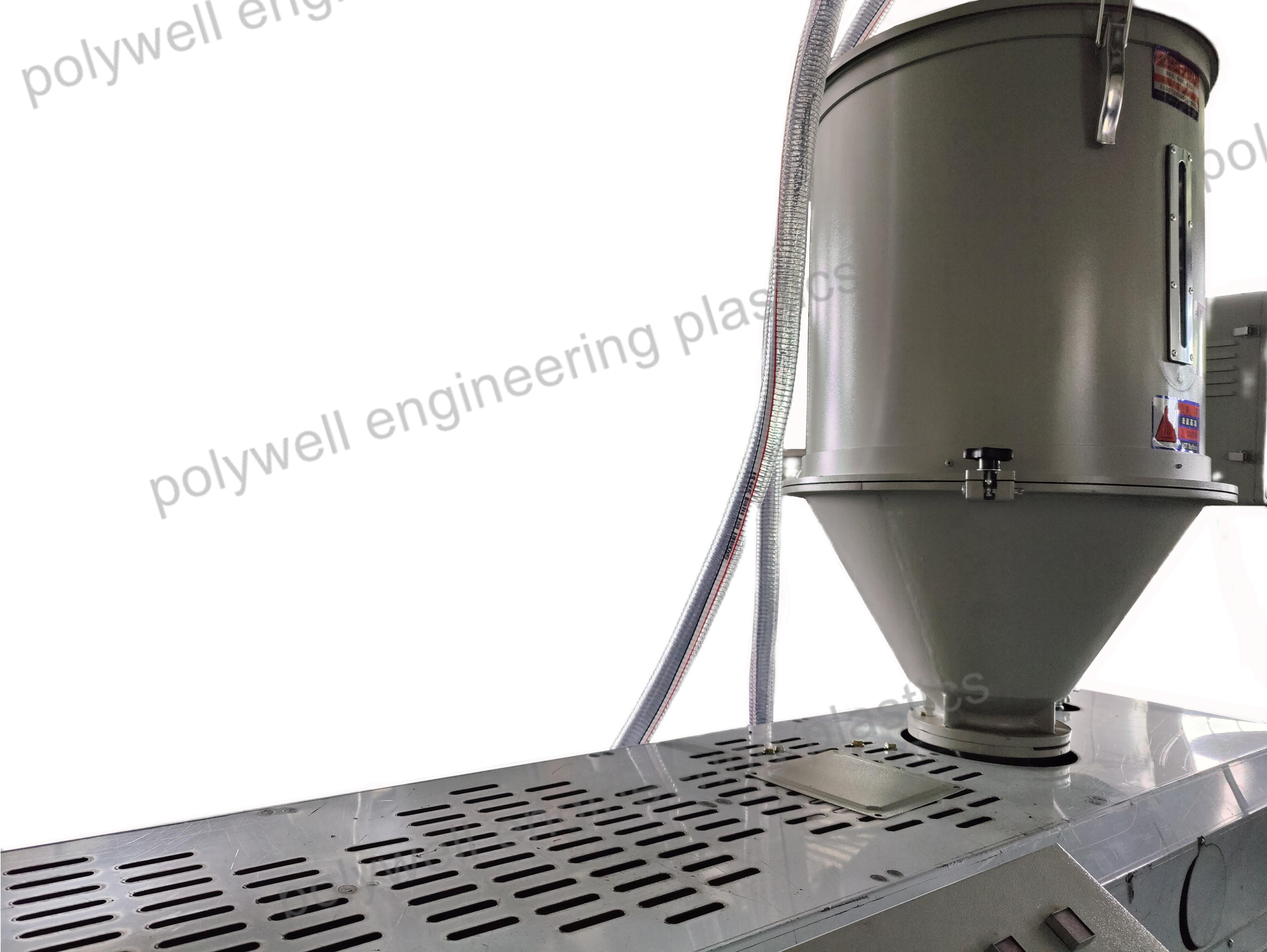 Single Screw Nylon Plastic Extrusion Machinery For PA66 GF25 Granules Profiles