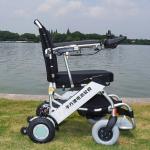 Electromagnetic Brake 125KG 24V Lightweight Motorized Wheelchair