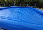 Fun city Blue large pvc inflatable swimming pool water park for adults