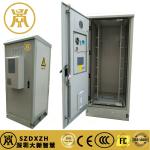 1U Front Door Outdoor Telecom Cabinets , Galvanized Steel Industrial Electrical