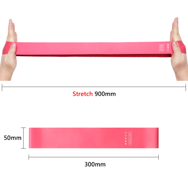 Training Fitness Gym Exercise Rubber Band , Unisex Pilates Resistance Bands