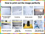 60cm Heat Transfer DTF Film Roll 75mic White Ink Pet Film For Dtf Printer