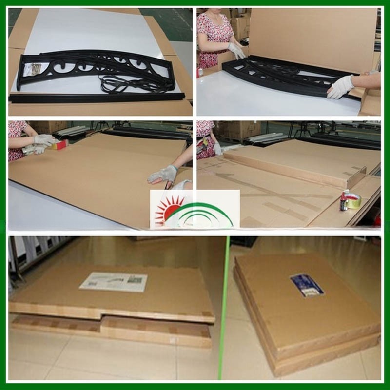 Chemical Pressure Treated PC Sheet Awning Canopy for Bus Station and Window Covering