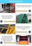 Back Loader Garbage Truck 8280x2850x2350mm Dongfeng Garbage Removal Truck Can