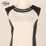 Fashion women clothing bodycon beaded woman oem plus size dirndl casual dress in