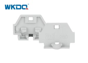 Quality 361 PA66 Nylon Gray End Cover For Mini Terminals Vibrationproof wholesale