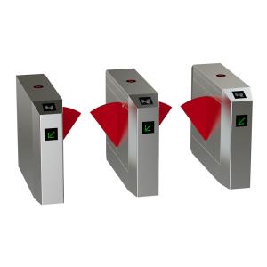 Quality 0.2s Flap Barrier Gate Turnstile Security Gates Pedestrian 304 Stainless Steel wholesale