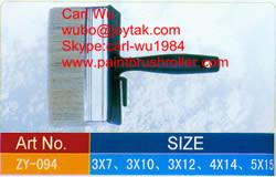 Quality Natural bristle Chinese bristle synthetic mix shed fence ceiling wall paint brush wood plastic handle 5 inch WB-022 wholesale